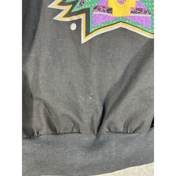 Vintage HAZELWOOD SOUTHWESTERN Fashion Aztec Shirt 90's Fringe Beaded Size M - Picture 4 of 11